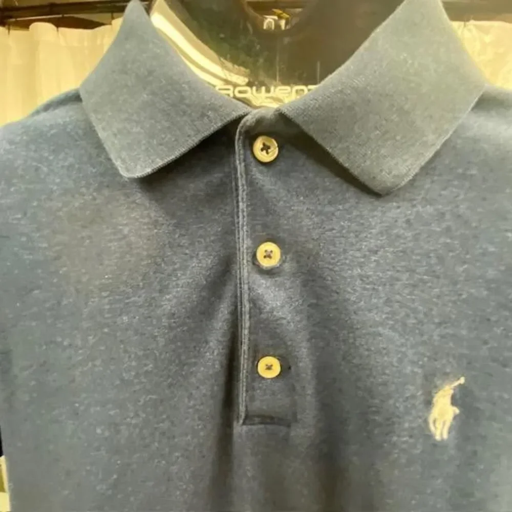 Polo Ralph Lauren Polo Shirt Men's Small Blue Classic Fit Pony Logo Cotton